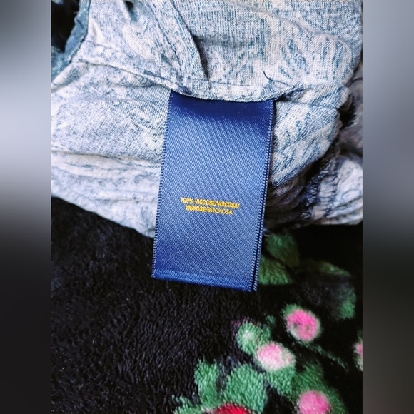 Polo by Ralph Lauren Navy Blue Girls Size 6 Patterned Dress • 100% Viscose NEW! - Picture 8 of 11